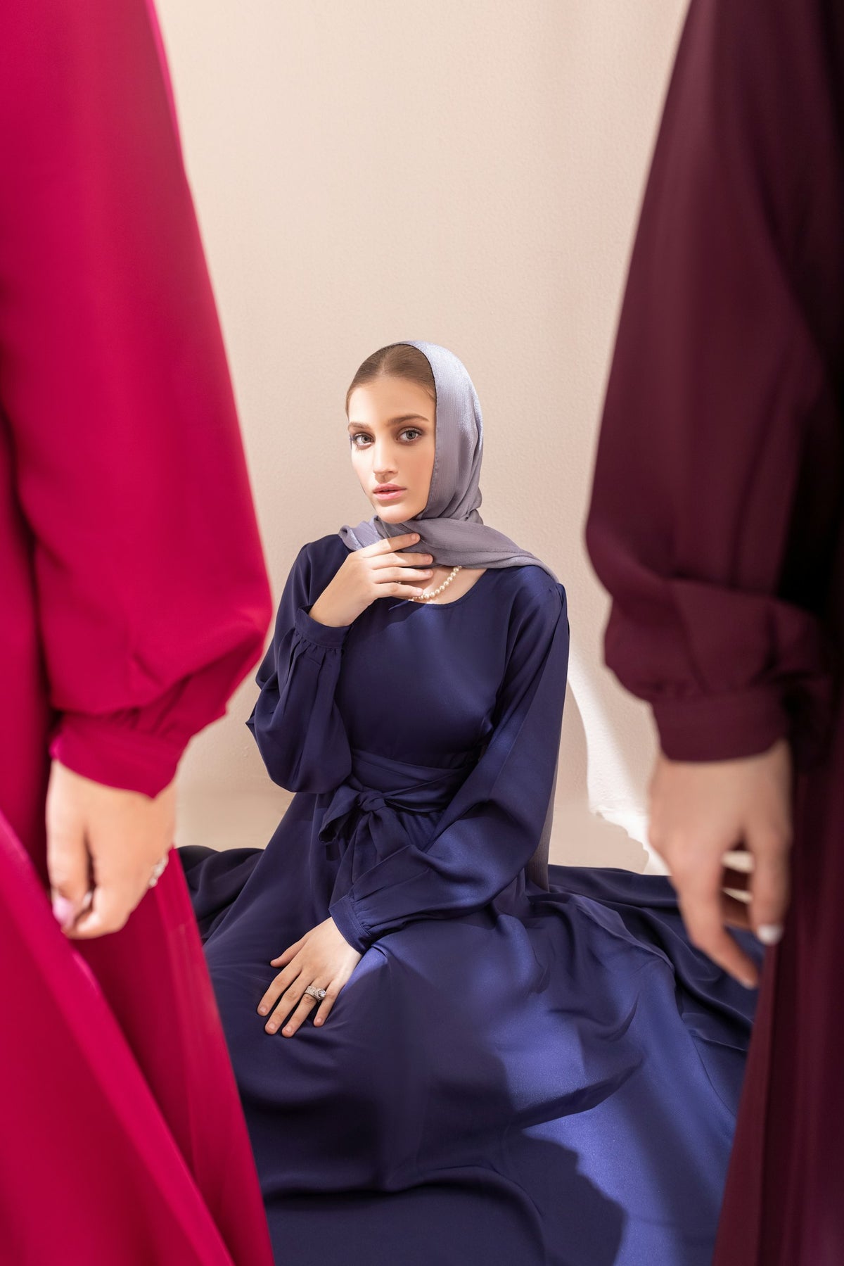 Robe bleue (photo de démonstration)